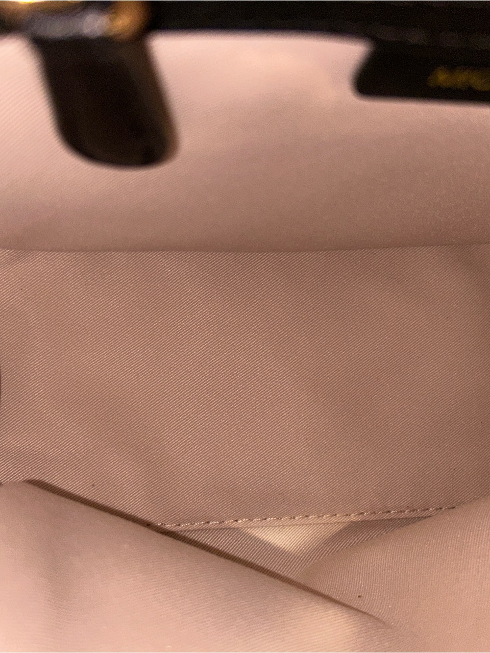 MICHAEL Michael Kors Black & Cream Canvas satchel with leather trim - Picture 11 of 14
